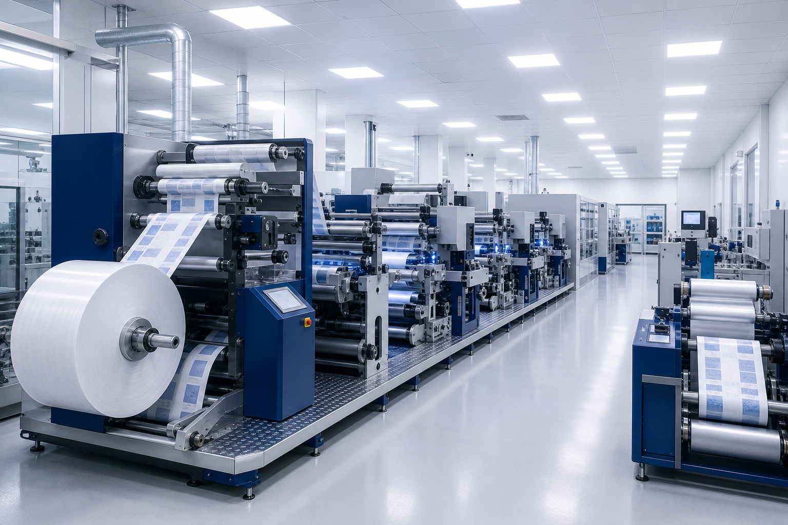 Label manufacturing facility